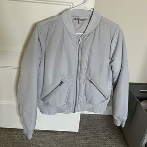 Athleta bomber jacket - powder blue